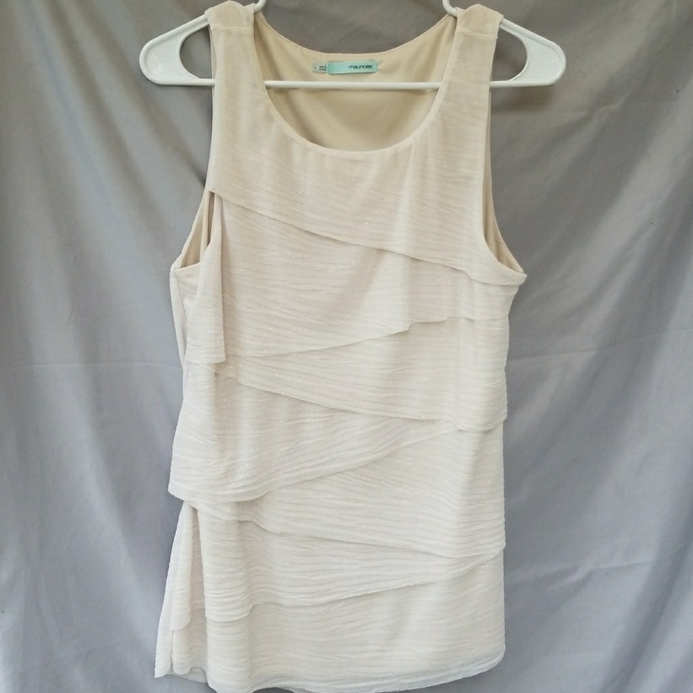 MAURICES-ruffle tank top